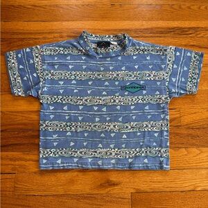 Vintage 90s Gotcha Brand Surf T-shirt, Surfing Retro Colorful, Youth Medium